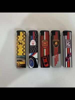 Pedido personalizado Linhas de produção Dy-F028 Windproof gas lighters personalização