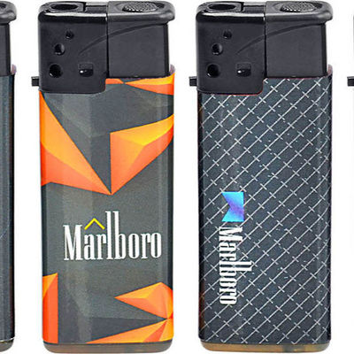 Cartão Impresso à medida Linterna de cigarro elétrica à prova de vento Recarregável e personalizável