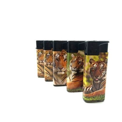 Torcha de etiqueta de tigre personalizada para o mercado europeu e americano Modelo N.O. DY-F007 Torcha