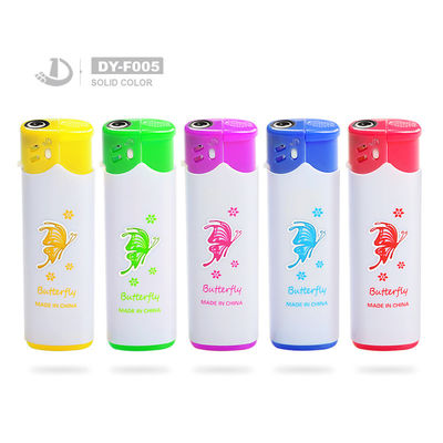 Beleza de borboleta padrão de personalização portátil recarregável vela electric lighter