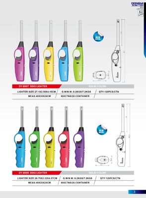 Tamanho do pacote 42.00cm * 26.00cm * 27.00cm Dongyi Gas Rechargeable Kitchen BBQ Lighter