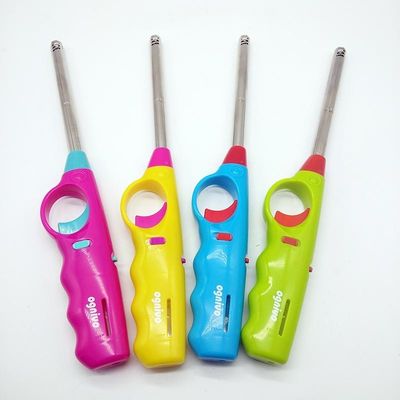 2022 novo Desenvolver cozinha de plástico recarregável Longo Gas Grill Lighter com tubo de metal Dy-B009