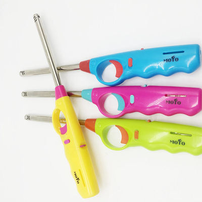 2022 novo Desenvolver cozinha de plástico recarregável Longo Gas Grill Lighter com tubo de metal Dy-B009