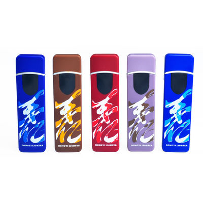Impressão digital Activado USB Lighter recarregável USB01 Logotipo personalizado 8.2*2.3*0.95 cm
