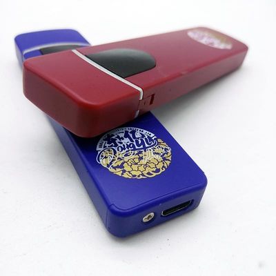 Impressão digital Activado USB Lighter recarregável USB01 Logotipo personalizado 8.2*2.3*0.95 cm