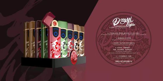 Logotipo personalizado USB recarregável Lighter de plasma eletrônico recarregável