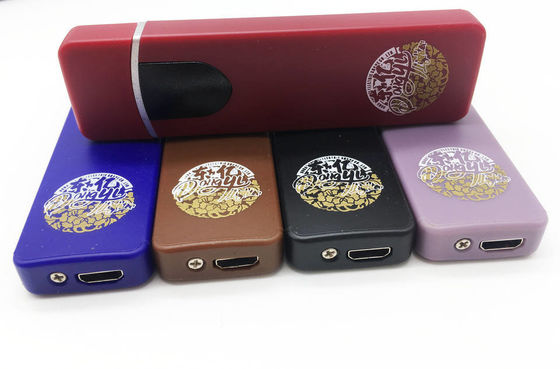 Cigarretinha personalizada USB de plástico à prova de vento Impressora digital de impressões digitais para fumar