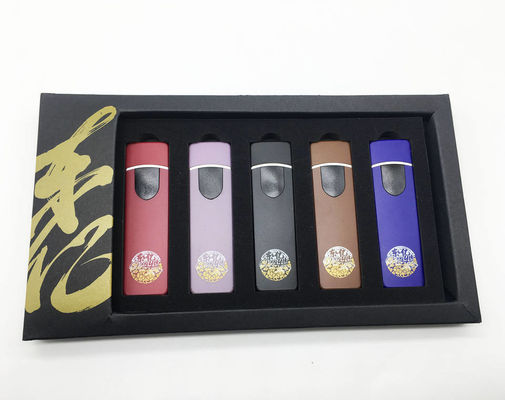Cigarretinha personalizada USB de plástico à prova de vento Impressora digital de impressões digitais para fumar