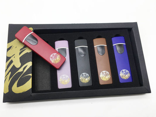 Cigarretinha personalizada USB de plástico à prova de vento Impressora digital de impressões digitais para fumar