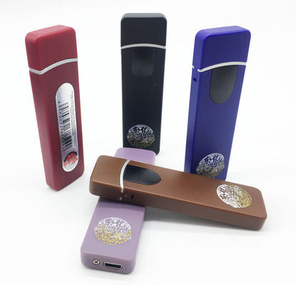 Cigarretinha personalizada USB de plástico à prova de vento Impressora digital de impressões digitais para fumar